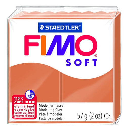 Modelinas FIMO SOFT, 57 g, konjako ruda sp.