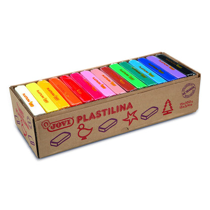 Plastilinas JOVI, 350 g, įvairių spalvų