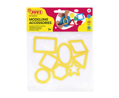Geometrinės figūrėlės lipdymui JOVI, 8 vnt.