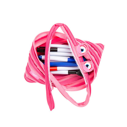Penalas-pieštukinė ZIPIT Wildlings Jumbo Pouch, ZTMJ-WD-HIP, rožinės sp.