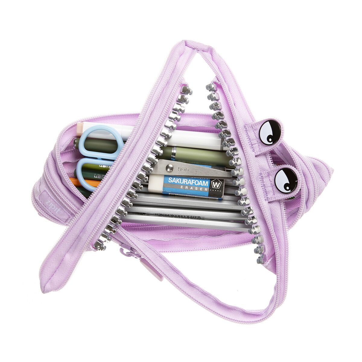 Pencil case ZIPIT Grillz Monster Pouch, ZTM-GR5, Lilac