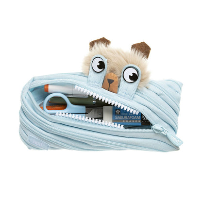 Pencil case ZIPIT Lola Pouch, UNI-1, Light blue