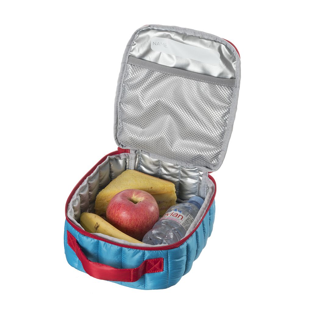 Lunch box + ice pack, ZIPIT, Puffer Lunch Bag, LB-P4, Blue