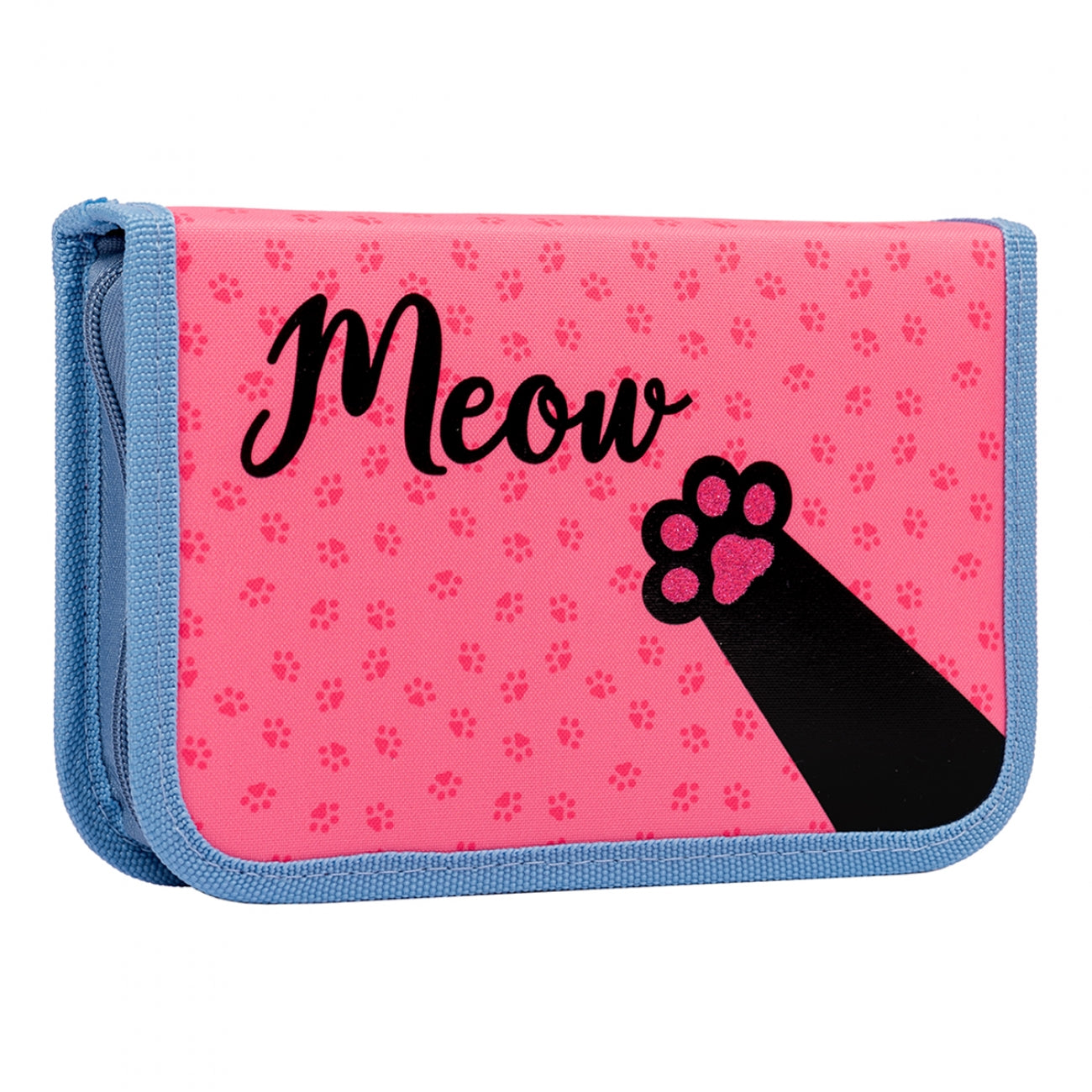 Shaped pencil case with one compartment, two flaps YES HP-04 "Meow"