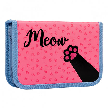 Shaped pencil case with one compartment, two flaps YES HP-04 "Meow"