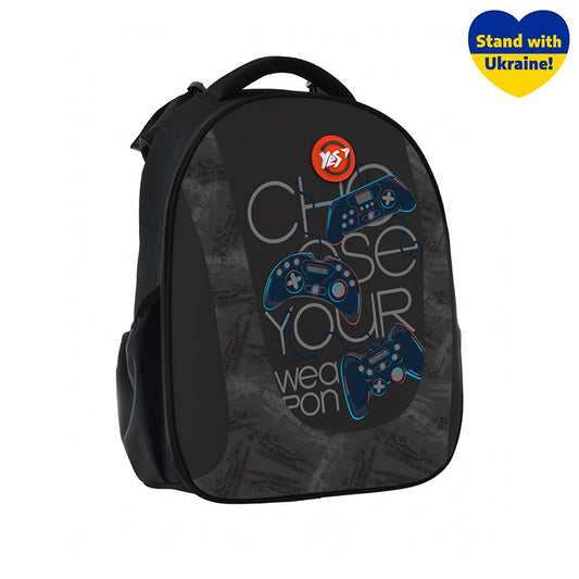 Kuprinė YES H-28 "Game", pilkos sp.