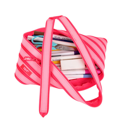 Pencil case ZIPIT Candy Jumbo, strawberry color