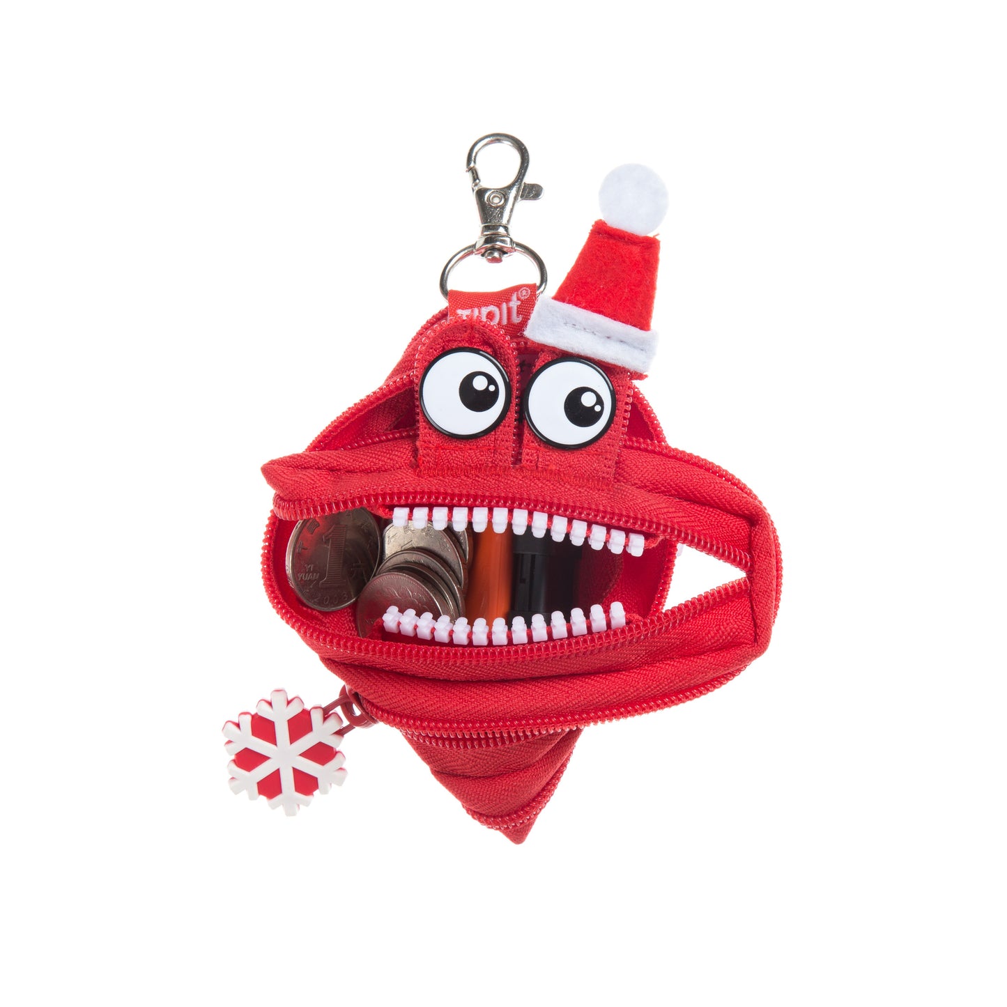 Keychain - wallet ZIPIT Christmas Mini Santa