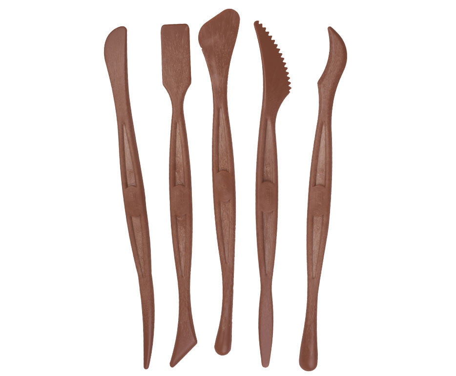 Modeliavimo įrankių rinkinys JOVI Tube, 45 vnt., 5 skirtingi įrankiai