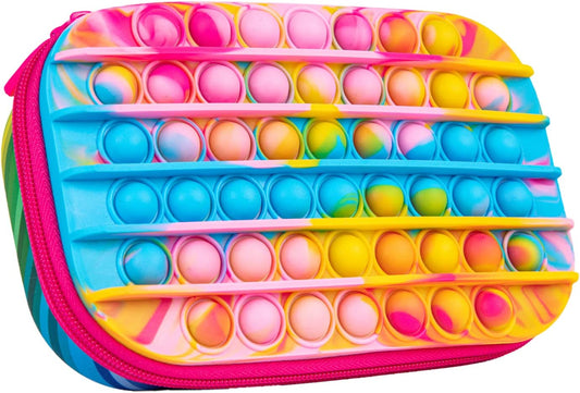 Pencil case ZIPIT ZIP &amp; POP Storage Box, rainbow