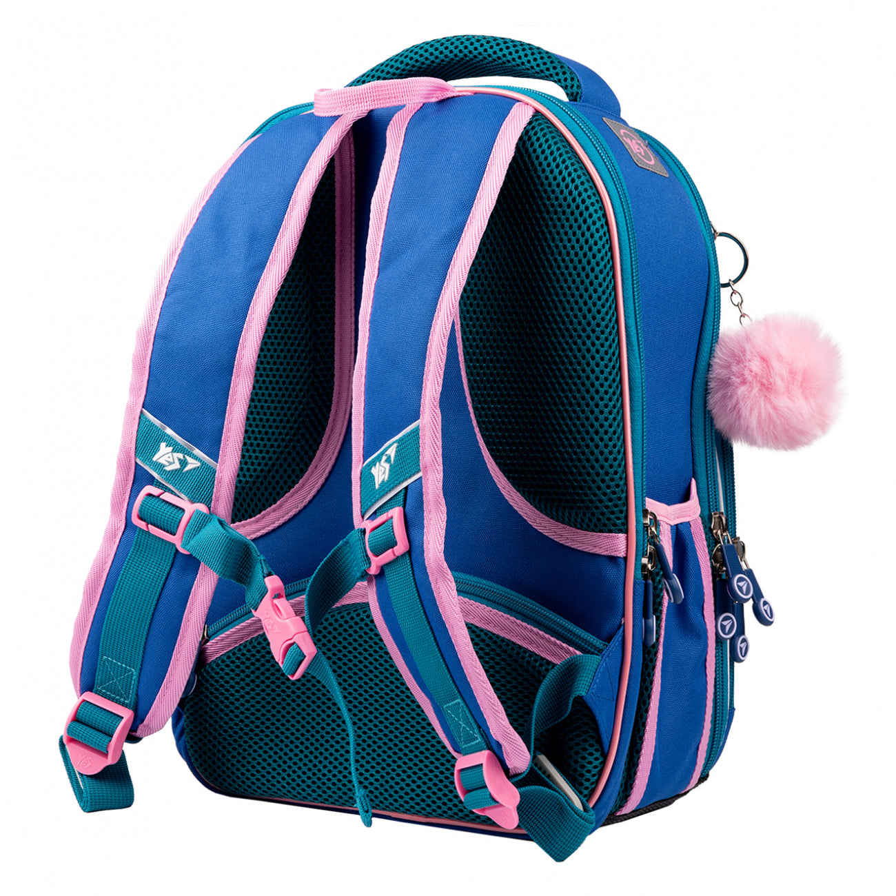 Kuprinė su pakietinta nugara YES S-78 Dandelion Cats, Capri mėlyna