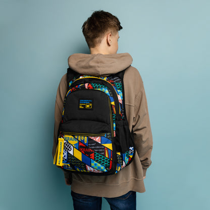 Kuprinė YES T-133 Glory to Ukraine, juoda