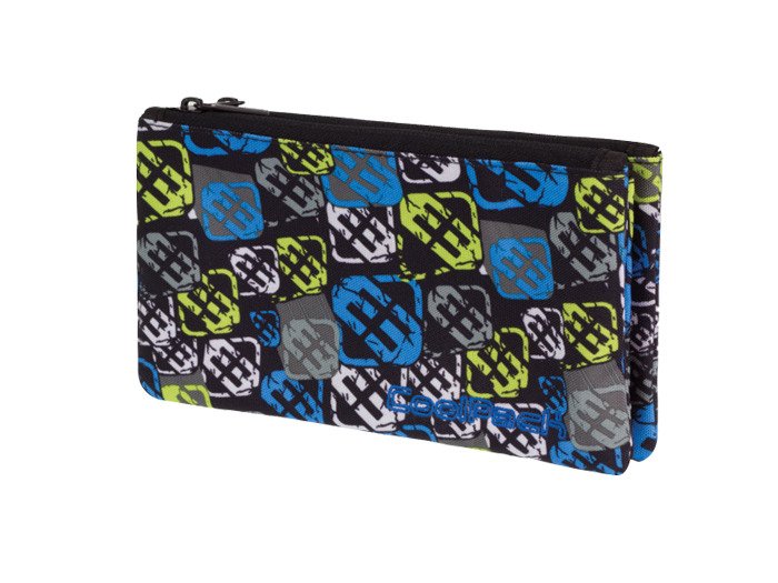 Pencil case CoolPack TRIO 821, with triple zipper