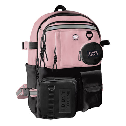 Backpack YES T-107 Pink, 430x290x140 mm