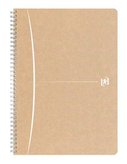Notebook with spiral OXFORD Touareg, A4, recycled paper, 90 sheets, lined