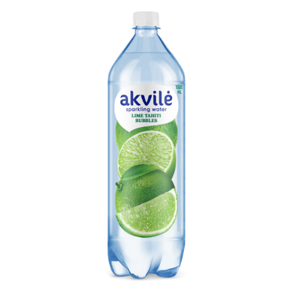Stalo vanduo AKVILĖ "Žalioji Tahiti citrina" (laimo skonis) 1,5 L