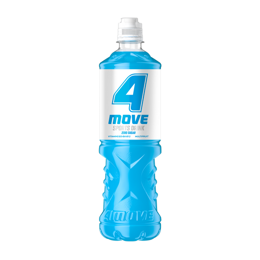 Izotoninis gėrimas 4 MOVE Zero Multifruit, 750ml PET