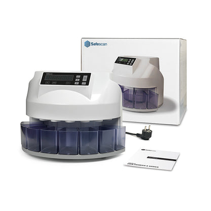 Automatic Euro coin counting and sorting machine SAFESCAN 1250