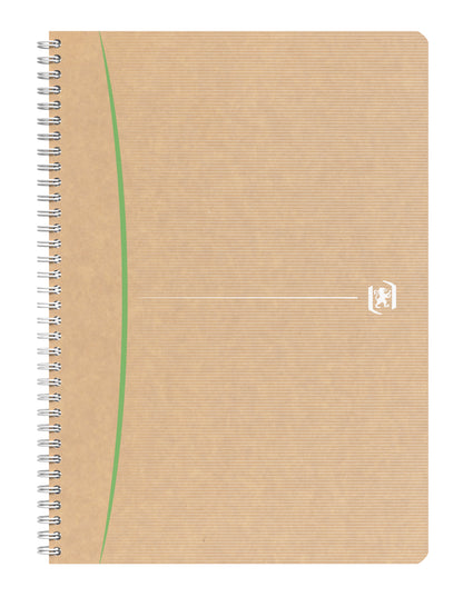 Notebook with spiral OXFORD Touareg, A4, recycled paper, 90 sheets, lined