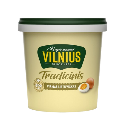 Mayonnaise VILNIUS First Lithuanian, 35% 1000ml/985g