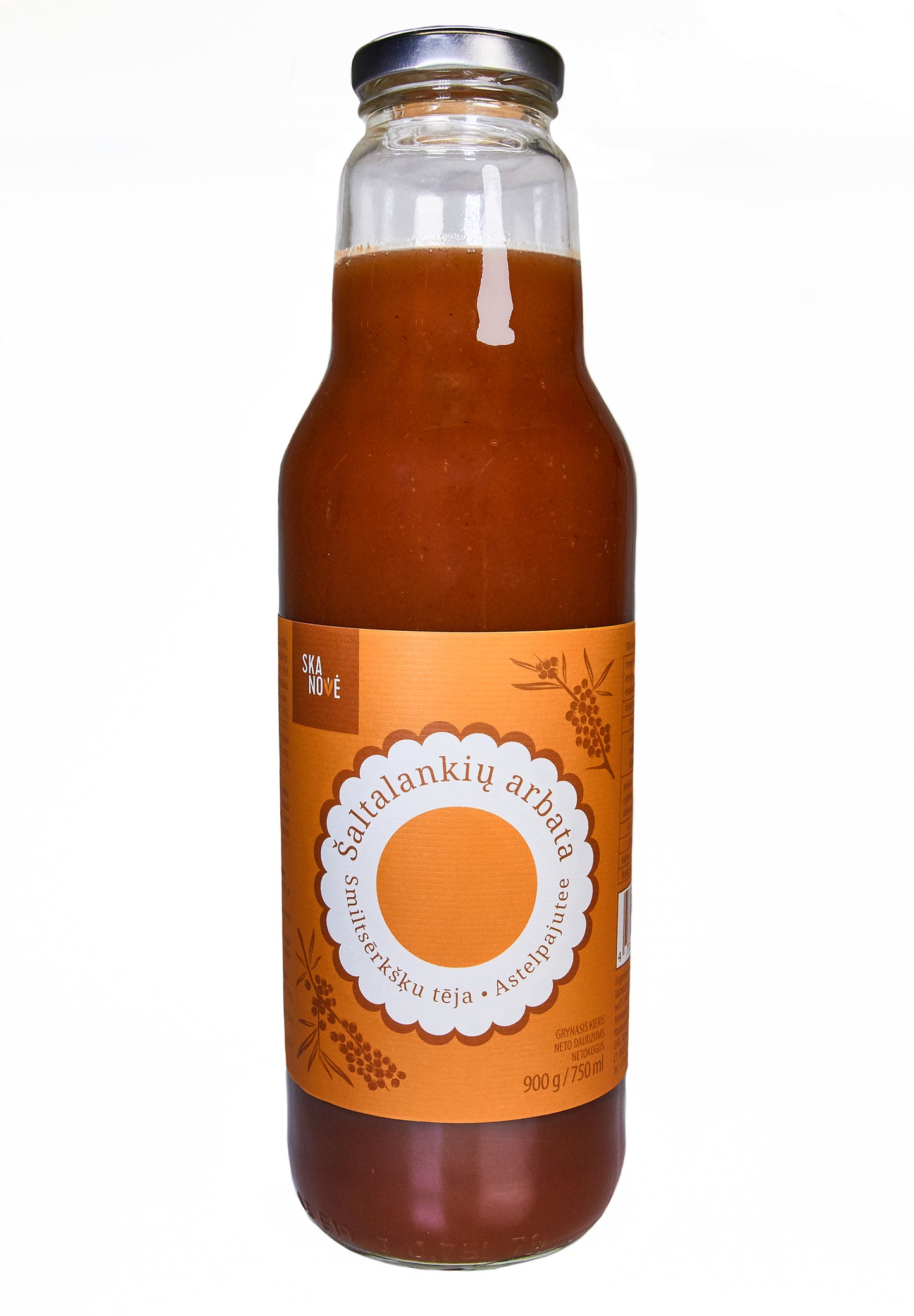 Sea buckthorn tea SKANOVĖ, 900 g / 750 ml