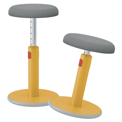 Leitz Ergo Cosy 2-in-1 ergonomic chair, warm yellow