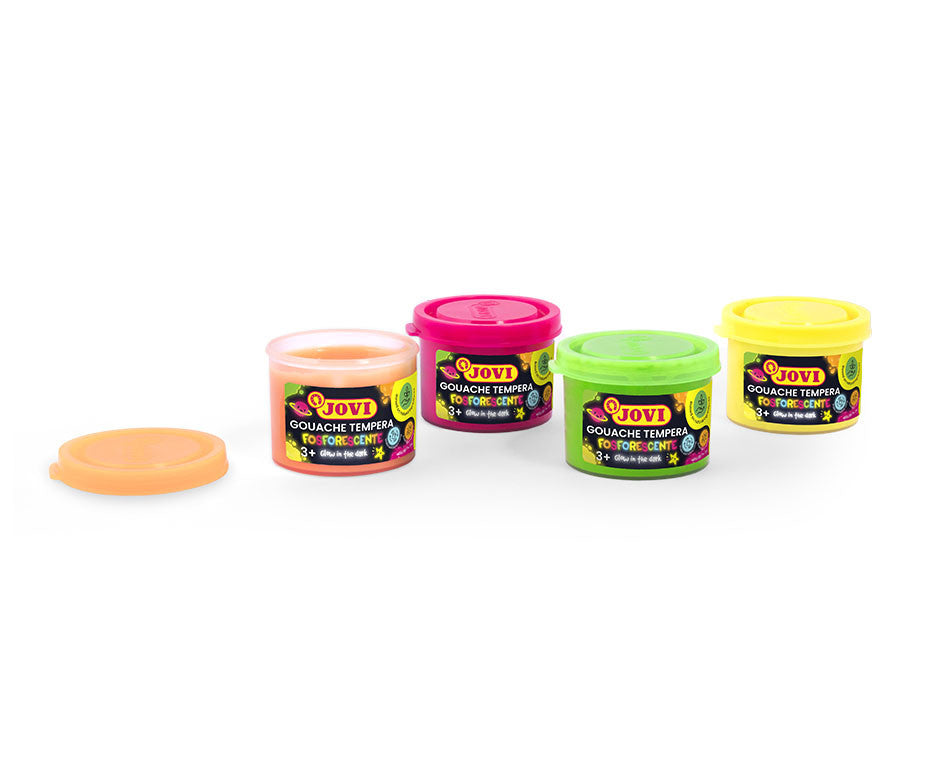 Glow-in-the-dark paint JOVI, 35 ml, 4 colors