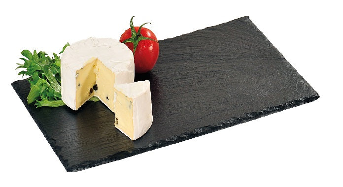 Tray Slate, with non-slip feet, slate, 30 x 20 cm, H 0.6/0.7 cm, pcs.