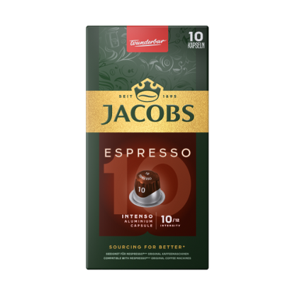Coffee capsules JACOBS Espresso 10 Intenso, 52g