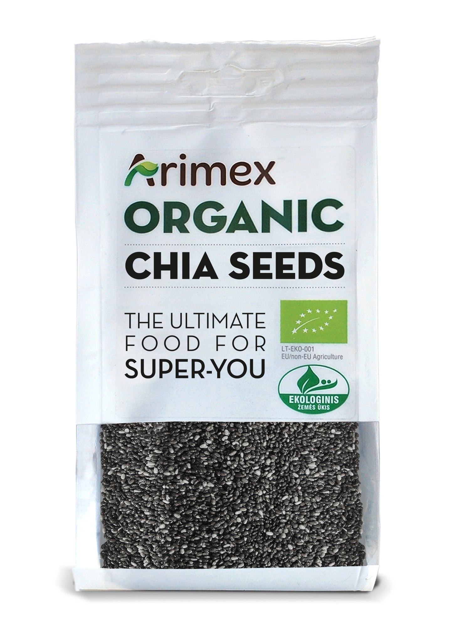 Organic Spanish sage chia seeds ARIMEX Organic, 200g