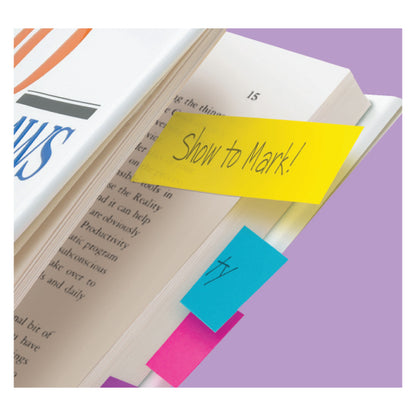 Post-it sticky notes, 15 x 50 mm, 5 colors