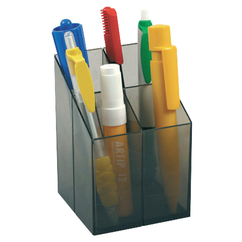 Pencil case ICO, 4 compartments