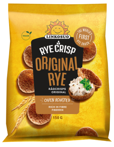 Ruginiai duonos traškučiai LINKOSUO Original, 150 g