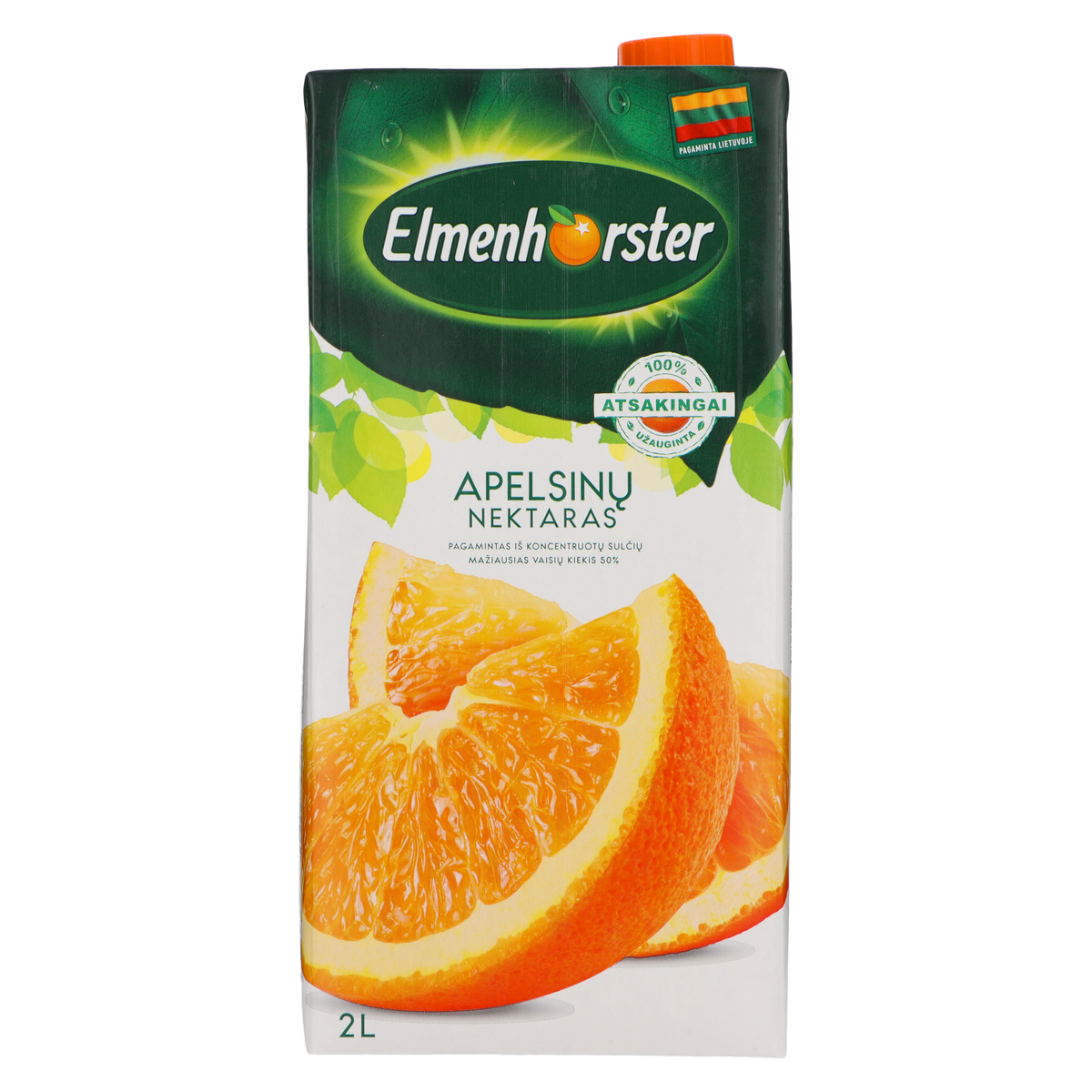 Apelsinų sulčių nektaras ELMENHORSTER,  50% , 2 l