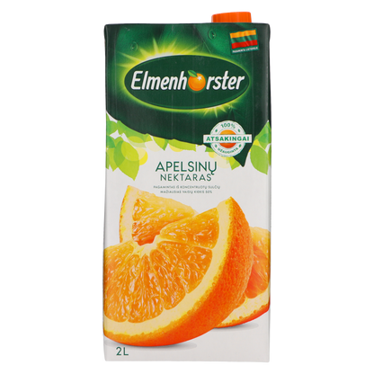 Apelsinų sulčių nektaras ELMENHORSTER,  50% , 2 l