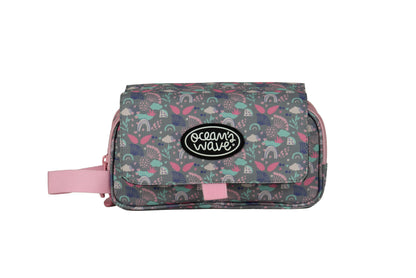 Pencil case OCW SWEET, empty, 3 zippers