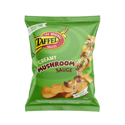 Bulvių traškučiai TAFFEL, grybų padažo skonio, 130 g