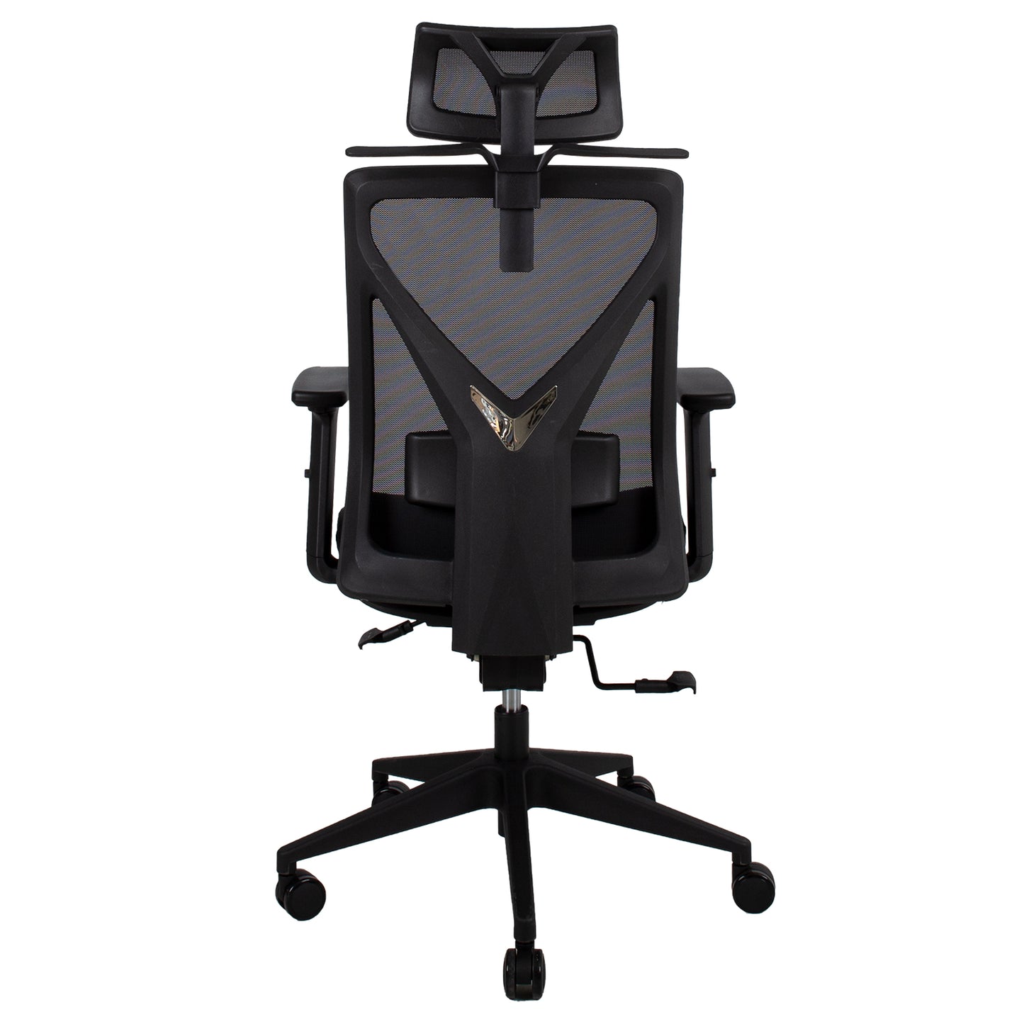 Vadovo kėdė OFFICE4YOU MIKE, plastikinis pagrindas, juoda sp.