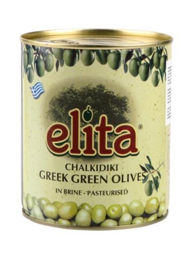Olives ELITA green, pitted, size L, 850 g/ 400 g