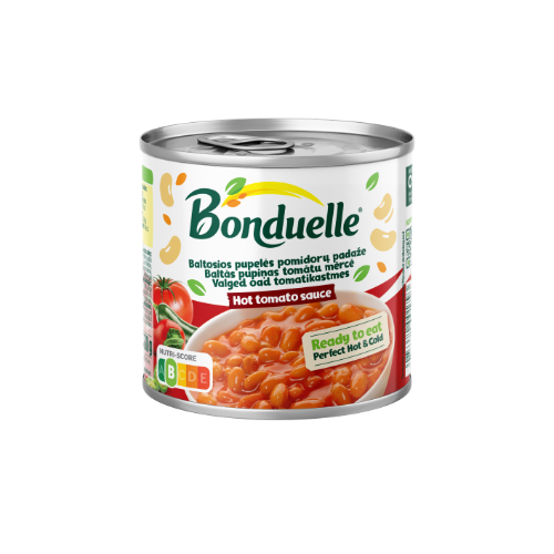 Baltosios pupelės pomidorų padaže BONDUELLE, 430 g