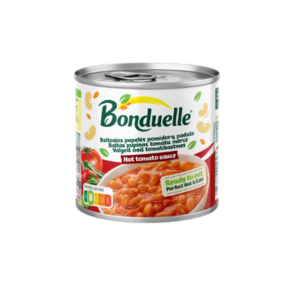 Baltosios pupelės pomidorų padaže BONDUELLE, 430 g