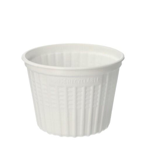 Soup containers ''To Go'', disposable, polypropylene, white, 500 ml, D 11.5 cm, H 8.5 cm, 25