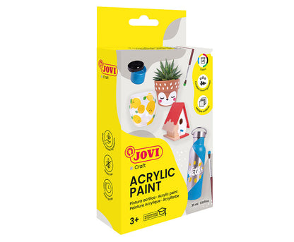 Dekoraciniai dažai sustingusioms figūrėlėms JOVI, 6sp.