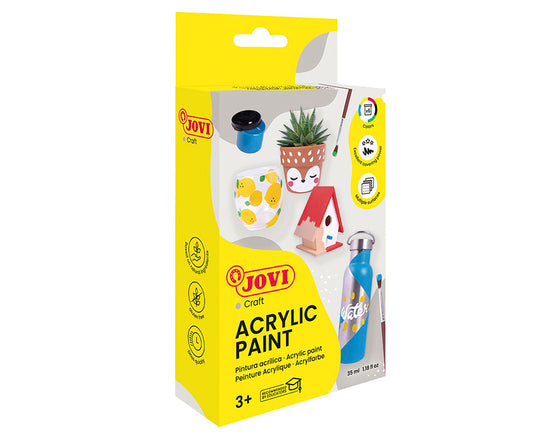 Dekoraciniai dažai sustingusioms figūrėlėms JOVI, 6sp.