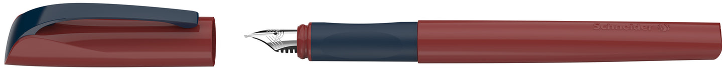 Fountain pen SCHNEIDER Xpect, plastic body, dark red, also suitable for left-handed people