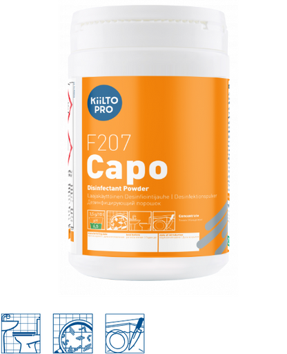 F 207 Capo Dezinfekavimo priemonė
