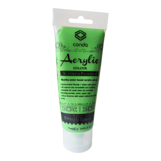 Acrylic paint 75 ml 1252, emerald green