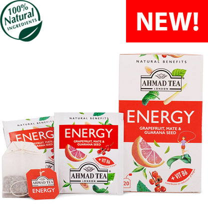Ahmad Tea Natural tea ''Energy'', in bags, 20 pcs.