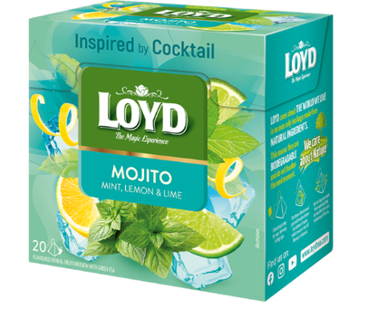 Fruit tea LOYD, mojito flavor, 20 x 1.7g