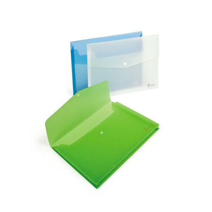 Document folder with clip, A4, green